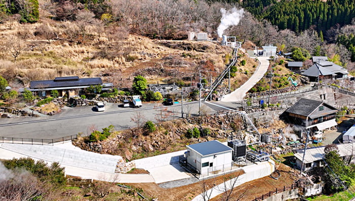 熊本県 地熱99kW（ベースロードパワージャパン提供）