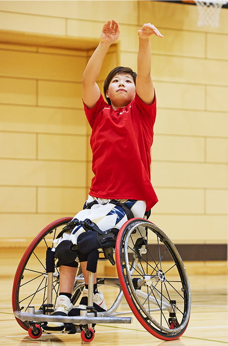 郡司渚名選手の競技写真