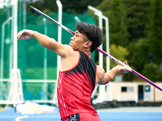山手勇一選手の競技写真