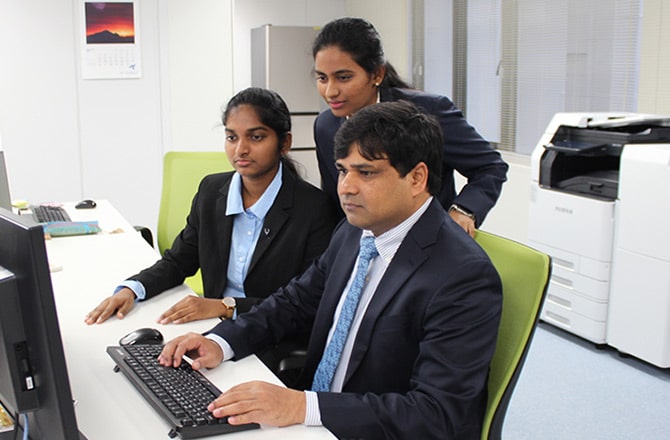 外国籍社員の画像