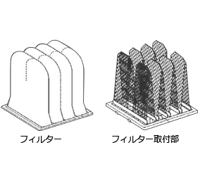 フィルター フィルター取付部